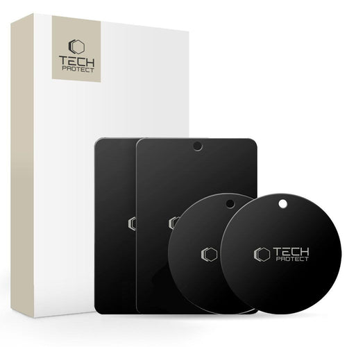 Magnetic Plates Tech-Protect MetalPlate για Car Holders Μαύρο 4τεμ | www.lightgear.gr