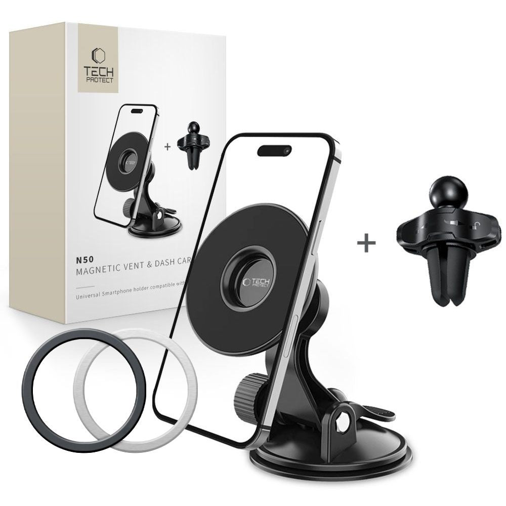 Magnetic Phone Holder Tech-Protect N50 MagSafe για Cockpit/Air Vent Μαύρο | www.lightgear.gr