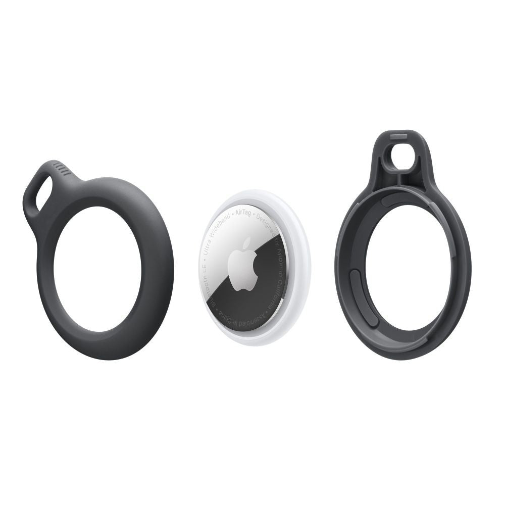 Rough Θήκη Tech-Protect με Ring για Apple AirTag Μαύρο | www.lightgear.gr