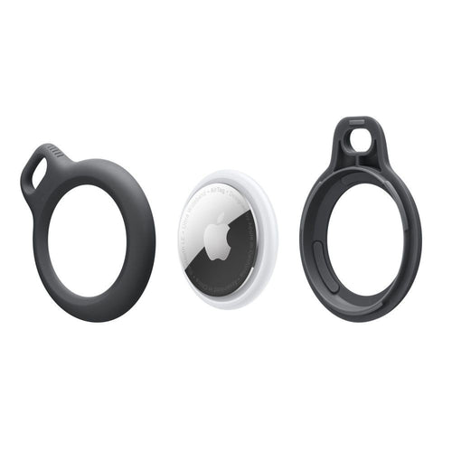 Rough Θήκη Tech-Protect με Ring για Apple AirTag Μαύρο | www.lightgear.gr