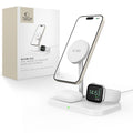 Inductive Charger Tech-Protect QI15W-A22 MagSafe με 3in1 MagSafe Stand για Smartphone / Apple Watch / AirPods Λευκό | www.lightgear.gr