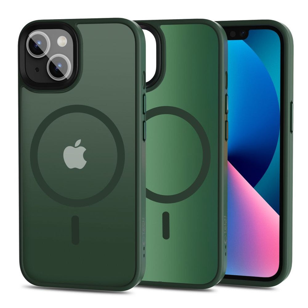 Θήκη Tech-Protect MagMat MagSafe για iPhone 13 Matte Πράσινο | www.lightgear.gr