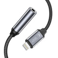 UltraBoost Lightning / 3.5mm Mini Jack Adapter Tech-Protect Μαύρο | www.lightgear.gr