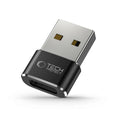 Adapter Tech-Protect UltraBoost USB-A (Male) / USB-C (Female) Μαύρο | www.lightgear.gr