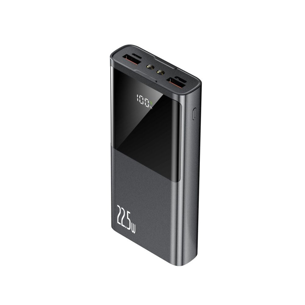 Powerbank Tech-Protect PB13 20000mAh 22.5W 2x USB-A / USB-C / Lightning με Καλώδιο USB-C / USB-A Γκρι | www.lightgear.gr