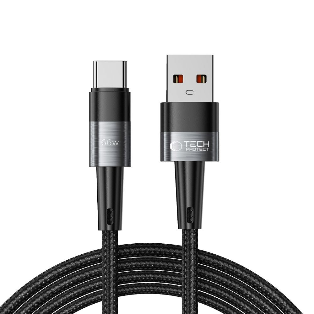 Καλώδιο Tech-Protect UltraBoost USB-C / USB-C 66W 6A 2m Γκρι | www.lightgear.gr