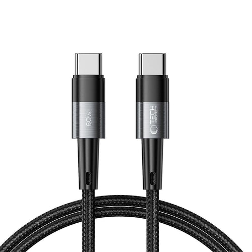 UltraBoost USB-C / USB-C PD Καλώδιο Tech-Protect 60W 3A 1m Γκρι | www.lightgear.gr