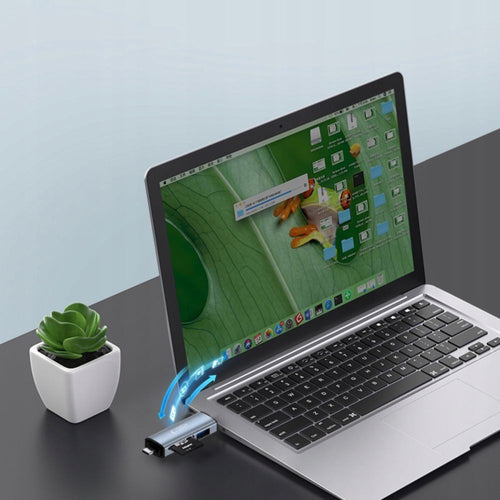 Card Reader Tech-Protect UltraBoost SD/micro SD με USB-C/USB-A Γκρι | www.lightgear.gr