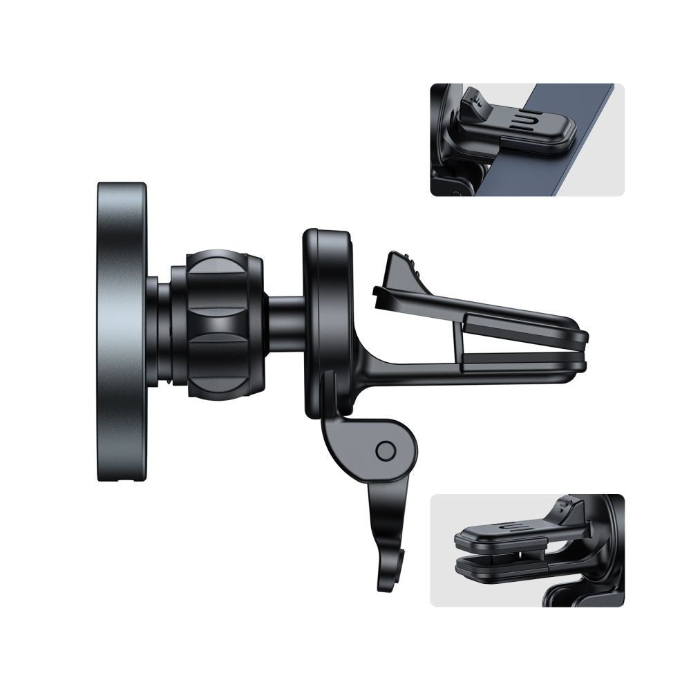 Car Phone Holder Tech-Protect MM15W-V5 με MagSafe 15W Inductive Charger για Air Vent Μαύρο | www.lightgear.gr