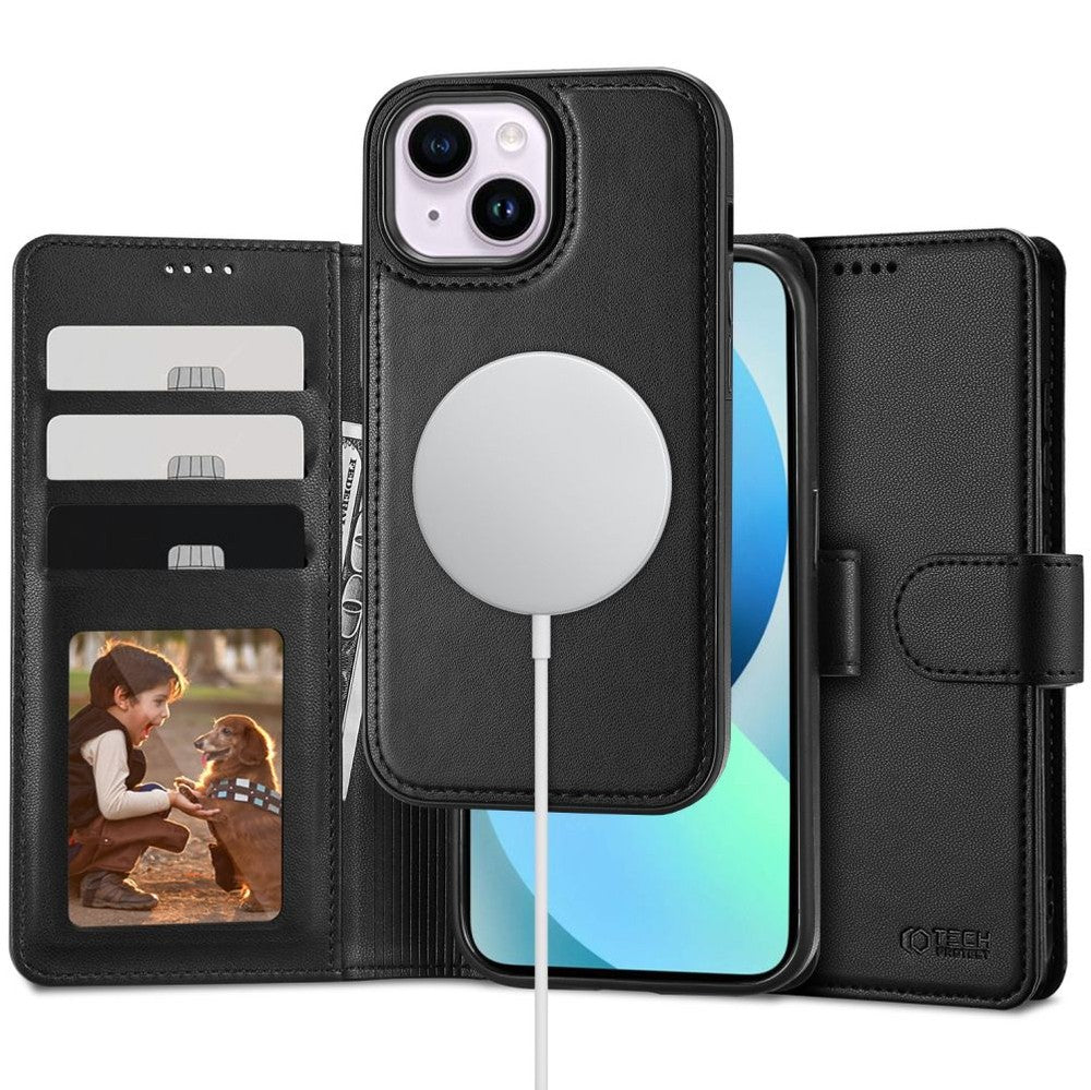 Wallet MagSafe Θήκη Tech-Protect για iPhone 13 Μαύρο | www.lightgear.gr