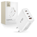 Επιτοίχιος Πολυφορτιστής Tech-Protect NC100W-GAN GaN 3x USB-C PD 100W / USB-A QC 3.0 Λευκό | www.lightgear.gr
