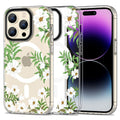 Θήκη Tech-Protect MagMood MagSafe για iPhone 15 Pro Max Daisies with Leaves | www.lightgear.gr