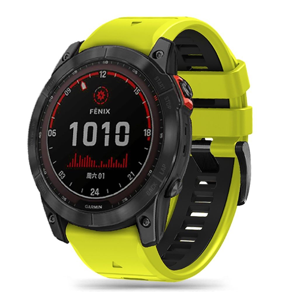 IconBand Pro Strap Tech-Protect για Garmin Fenix 3 / 5X / 3HR / 5X Plus / 6X / 6X Pro / 7X Lime Black | www.lightgear.gr