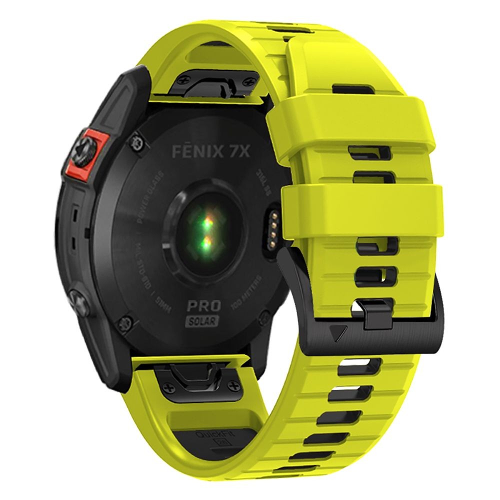 IconBand Pro Strap Tech-Protect για Garmin Fenix 3 / 5X / 3HR / 5X Plus / 6X / 6X Pro / 7X Lime Black | www.lightgear.gr