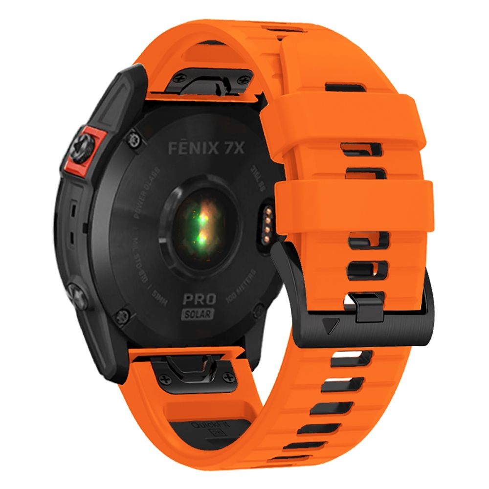 IconBand Pro Strap Tech-Protect για Garmin Fenix 3 / 5X / 3HR / 5X Plus / 6X / 6X Pro / 7X Πορτοκαλί-Μαύρο | www.lightgear.gr