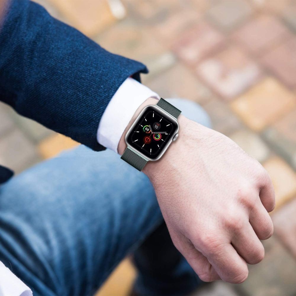 MilaneseBand Tech-Protect για Apple Watch 4 / 5 / 6 / 7 / 8 / 9 / SE / Ultra 1 / 2 (42/44/45/49mm) Μπεζ | www.lightgear.gr