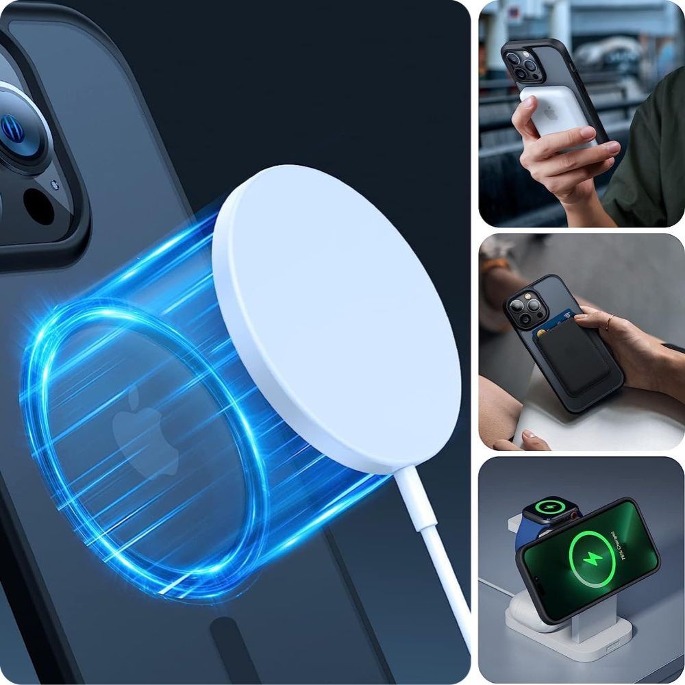 Θήκη Tech-Protect MagMat MagSafe για iPhone 15 Matte Blue | www.lightgear.gr