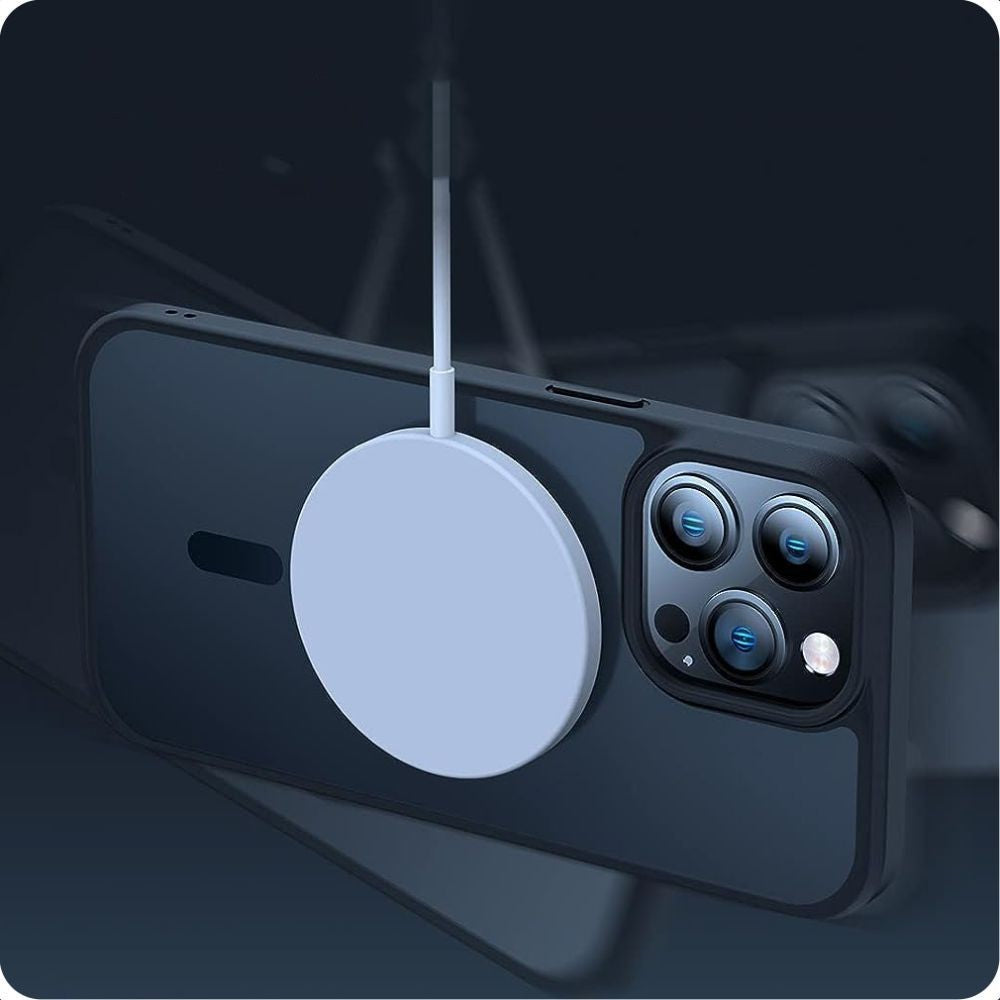 Θήκη Tech-Protect MagMat MagSafe για iPhone 15 Matte Blue | www.lightgear.gr
