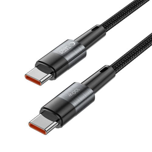 UltraBoost USB-C / USB-C PD Καλώδιο Tech-Protect 100W 5A 3m Γκρι | www.lightgear.gr