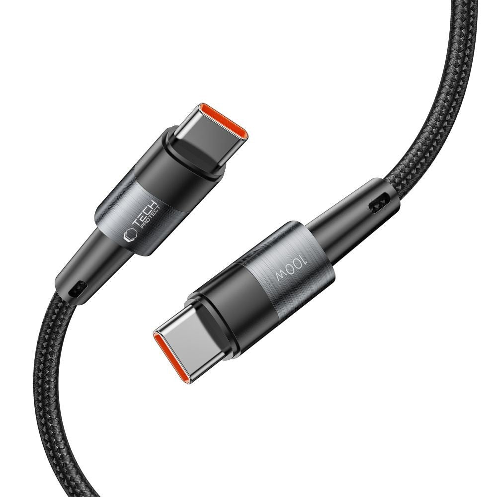 UltraBoost USB-C / USB-C PD Καλώδιο Tech-Protect 100W 5A 3m Γκρι | www.lightgear.gr