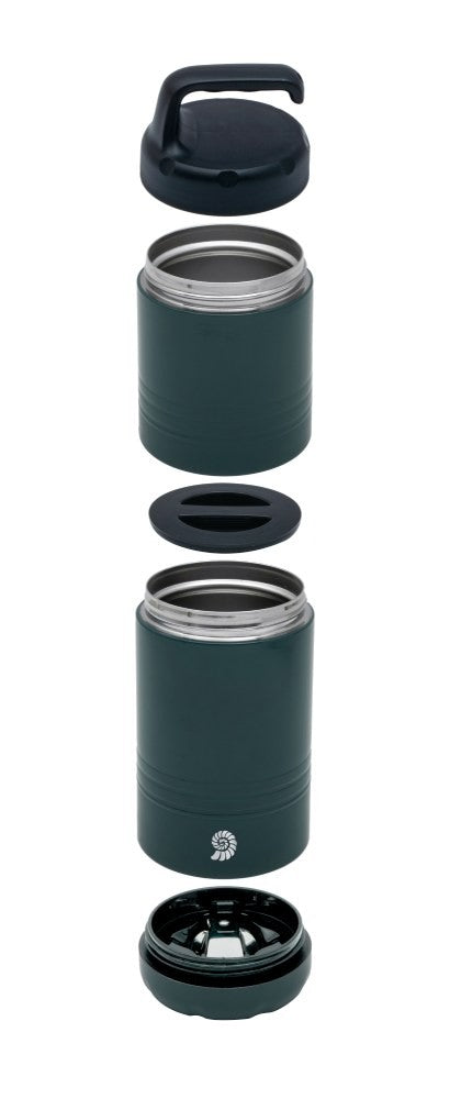 Ανοξείδωτο Θερμός Φαγητού Basic Nature Soft Touch 400ml + 280ml | www.lightgear.gr