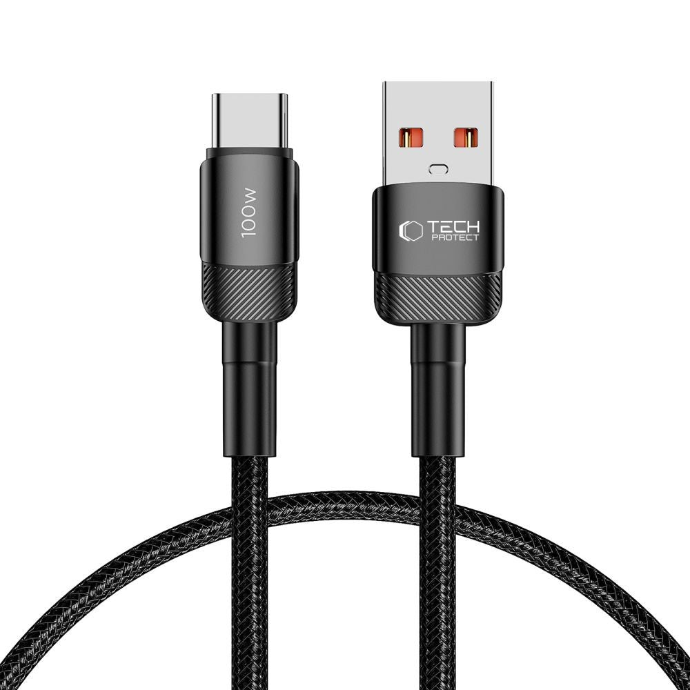 Καλώδιο Tech-Protect UltraBoost Evo USB-C / USB-A 100W 5A 0.5m Μαύρο | www.lightgear.gr