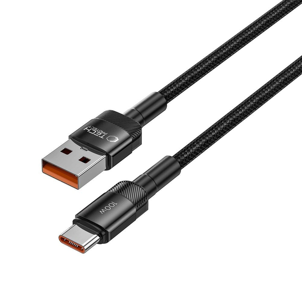 Καλώδιο Tech-Protect UltraBoost Evo USB-C / USB-A 100W 5A 1m Μαύρο | www.lightgear.gr