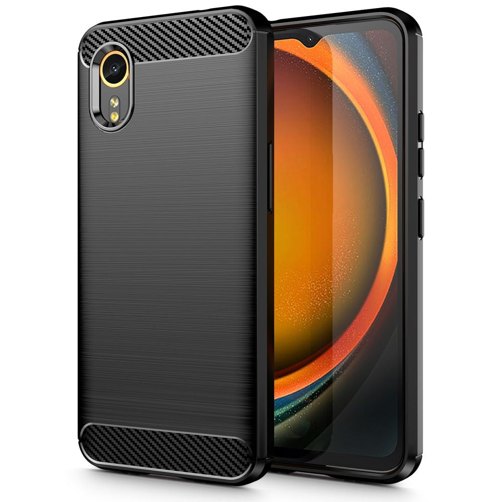 Θήκη TPUCarbon Tech-Protect για Samsung Galaxy XCover 7 Μαύρο | www.lightgear.gr