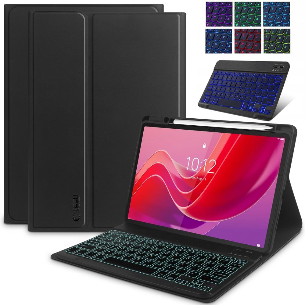 SC Pen + Keyboard Θήκη με Πληκτρολόγιο Tech-Protect για Lenovo Tab M11 11" TB-330 Μαύρο | www.lightgear.gr