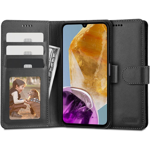 Wallet Θήκη Tech-Protect για Samsung Galaxy M15 5G Μαύρο | www.lightgear.gr