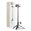 Bluetooth Selfie Stick Tech-Protect L08S με Remote Control και Tripod έως 141cm Μαύρο | www.lightgear.gr