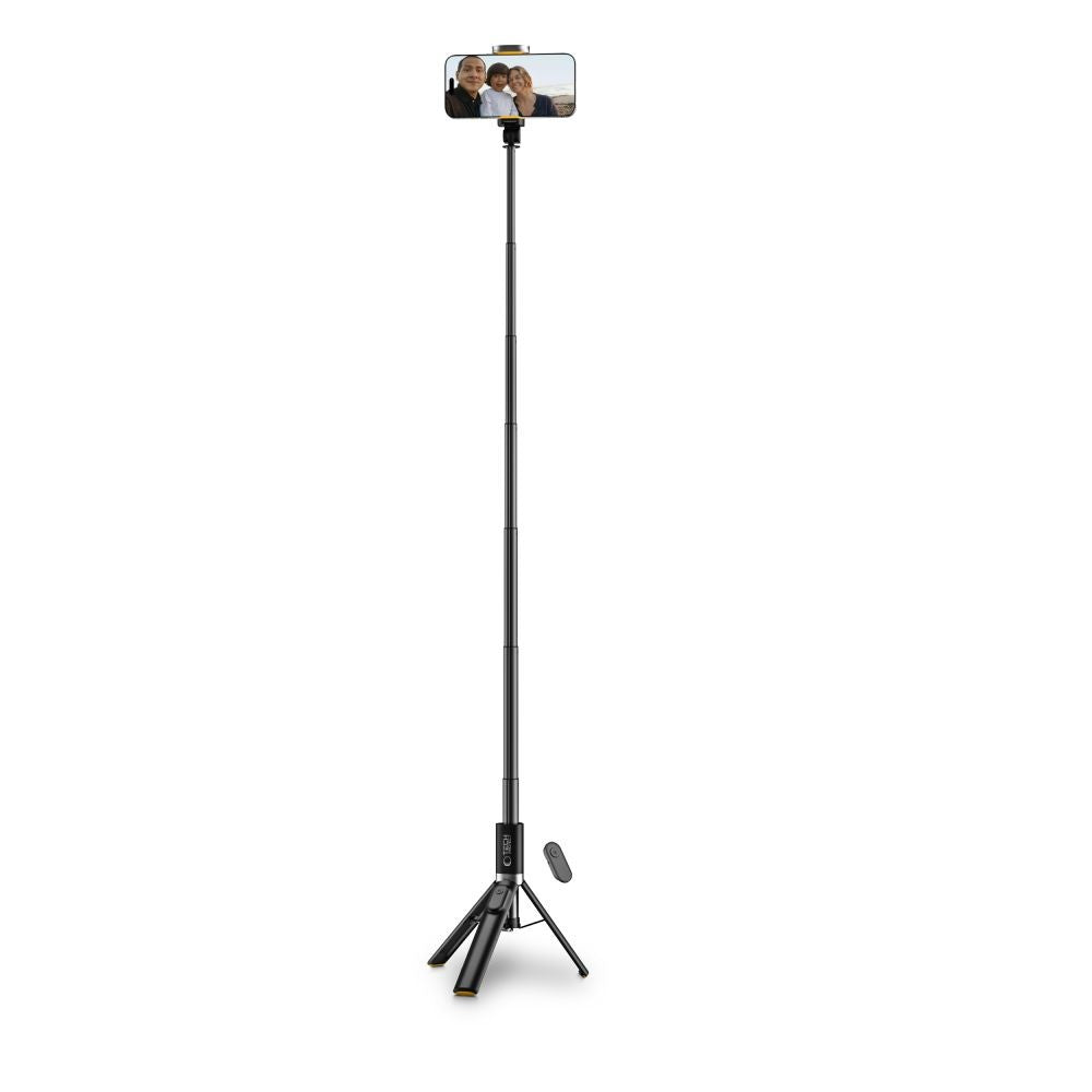 Bluetooth Selfie Stick Tech-Protect L08S με Remote Control και Tripod έως 141cm Μαύρο | www.lightgear.gr