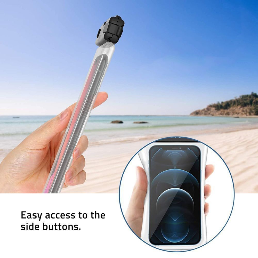 Waterproof Θήκη Tech-Protect UWC7 για Συσκευές έως 6.9" Μαύρο/Πορτοκαλί | www.lightgear.gr