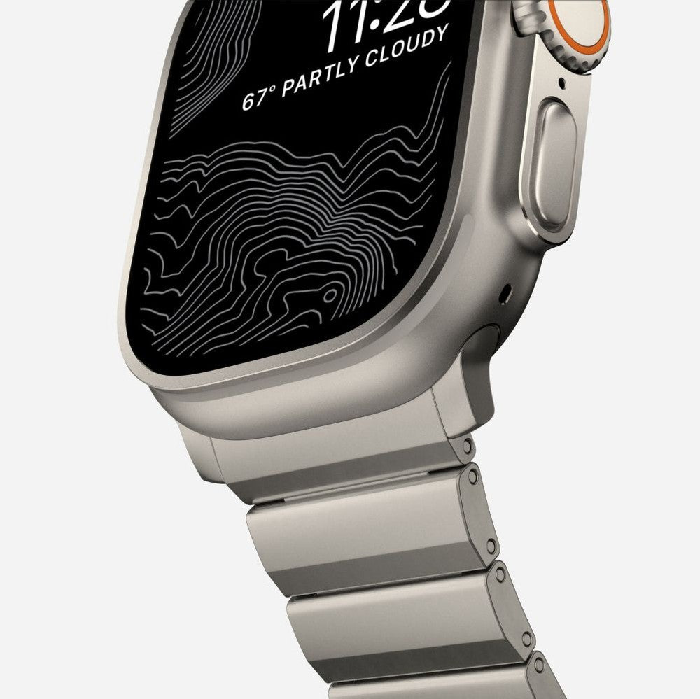 SteelBand Tech-Protect για Apple Watch 4/5/6/7/8/9/SE/Ultra 1/2 (42/44/45/49mm) Titanium | www.lightgear.gr