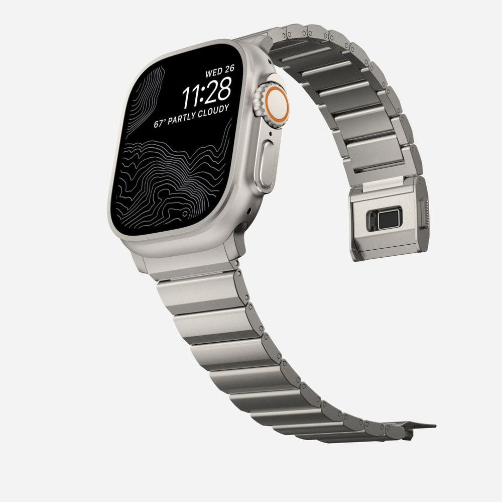 SteelBand Tech-Protect για Apple Watch 4/5/6/7/8/9/SE/Ultra 1/2 (42/44/45/49mm) Titanium | www.lightgear.gr