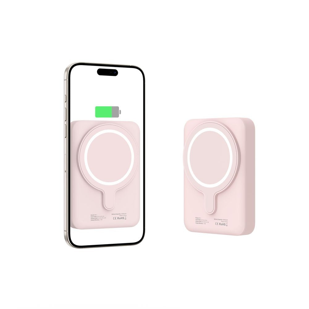 Powerbank Tech-Protect LifeMag PB11 με MagSafe 10000mAh 15W USB-C Θύρα Ροζ + USB-C Καλώδιο | www.lightgear.gr