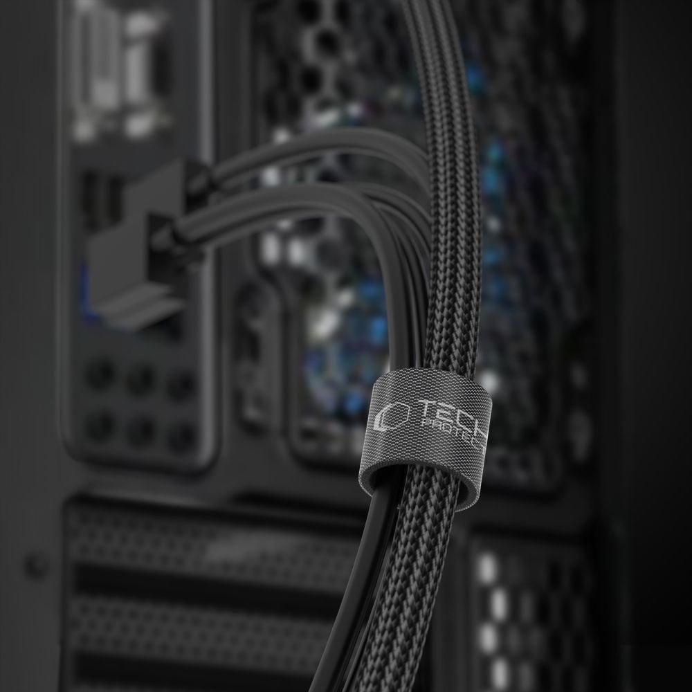 Velcro Cable Organizer Tech-Protect 3m Μαύρο | www.lightgear.gr