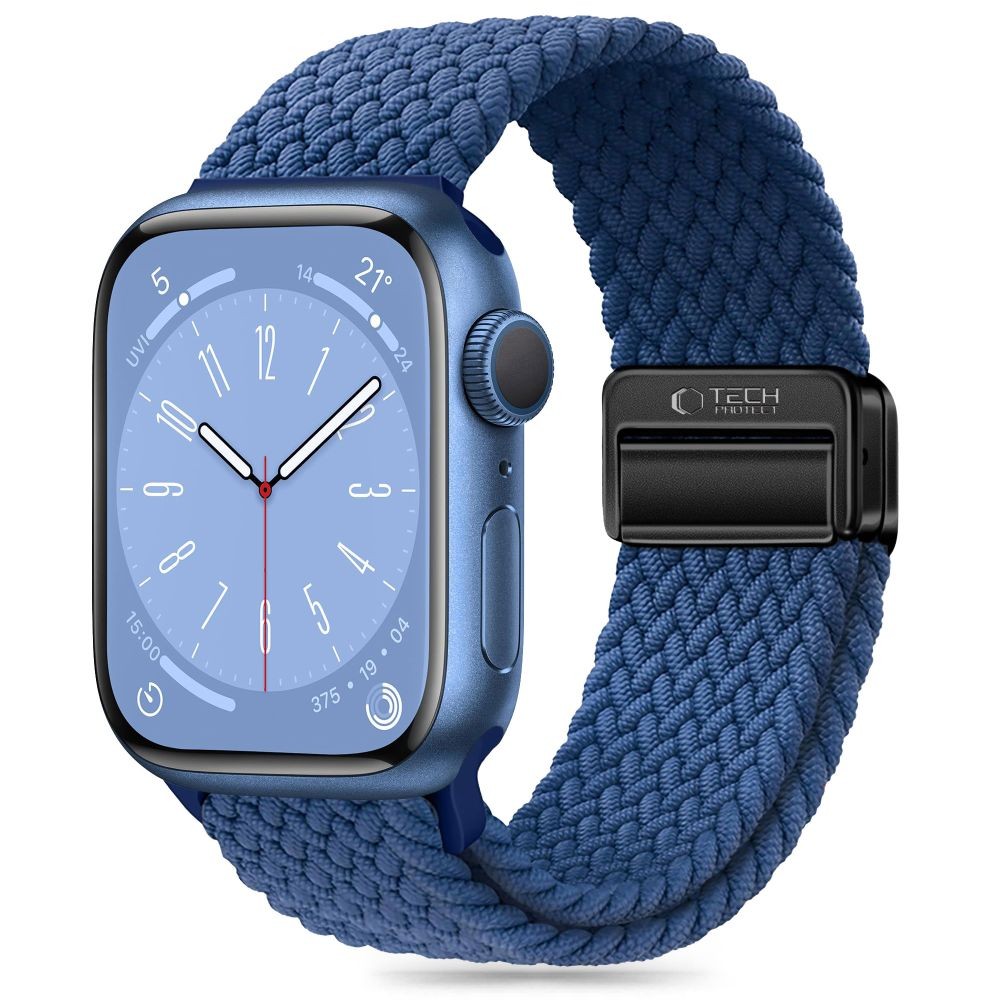 Nylonmag Strap Tech-Protect για Apple Watch 4 / 5 / 6 / 7 / 8 / 9 / SE / Ultra 1 / 2 (42 / 44 / 45 / 49mm) Μπλε | www.lightgear.gr