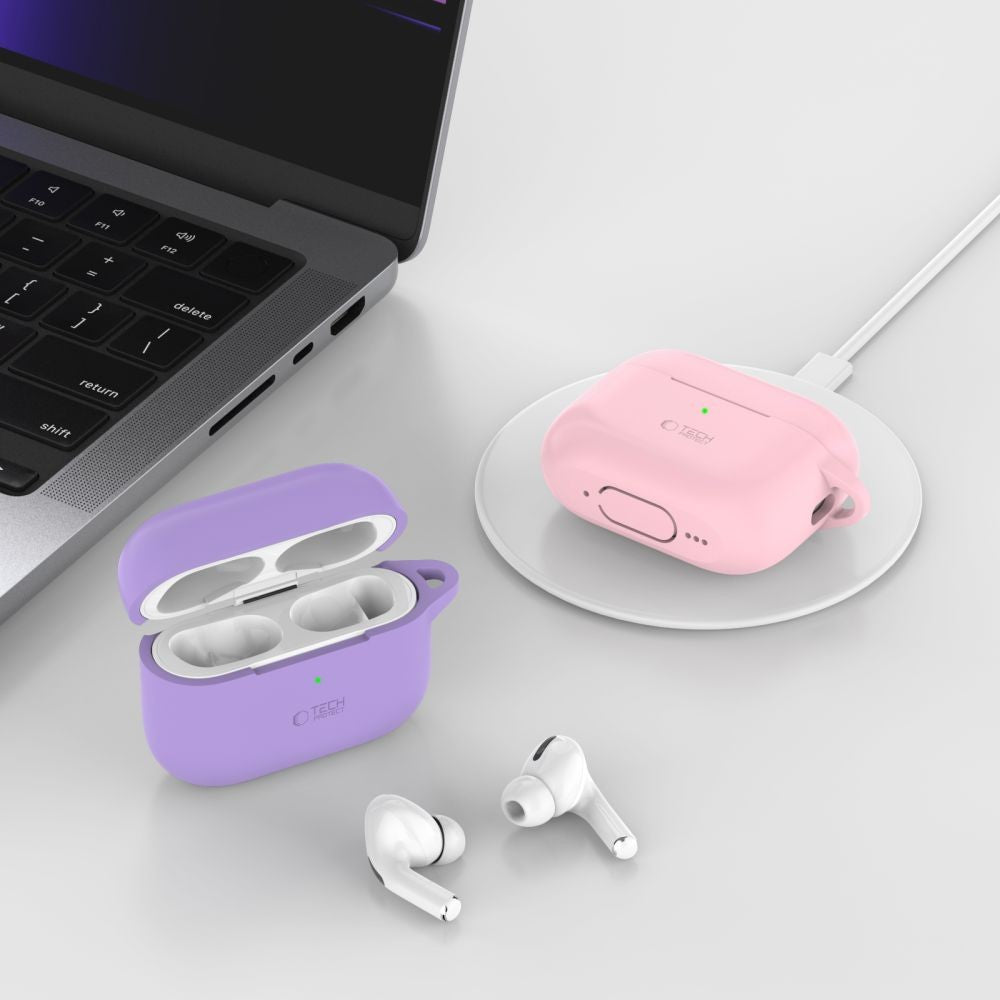 Silicone Hook Θήκη Tech-Protect για AirPods Pro 1 / 2 Μαύρο | www.lightgear.gr