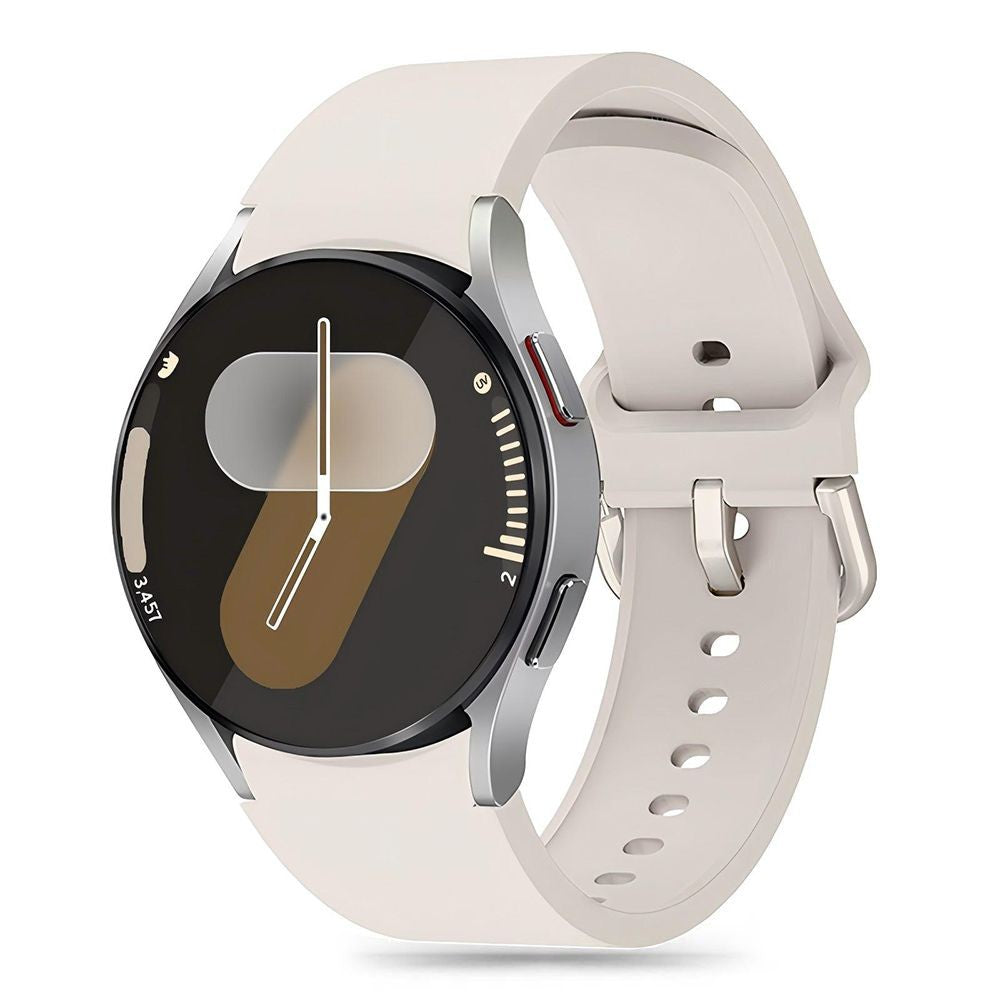 Silicone Strap Tech-Protect για Samsung Galaxy Watch 4 / 5 / 5 Pro / 6 / 7 / FE Μπεζ | www.lightgear.gr