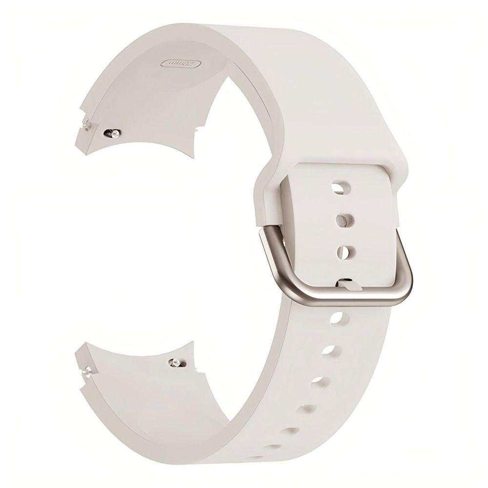 Silicone Strap Tech-Protect για Samsung Galaxy Watch 4 / 5 / 5 Pro / 6 / 7 / FE Μπεζ | www.lightgear.gr