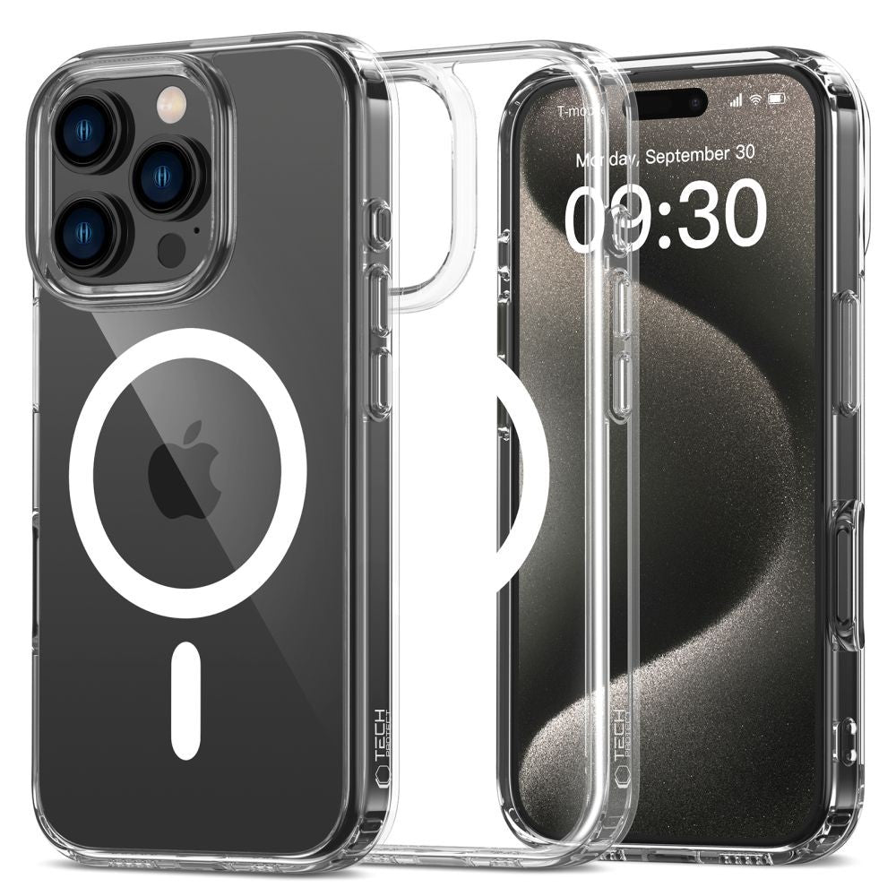 Θήκη FlexAir Hybrid MagSafe Tech-Protect για iPhone 16 Pro Max Διάφανη | www.lightgear.gr