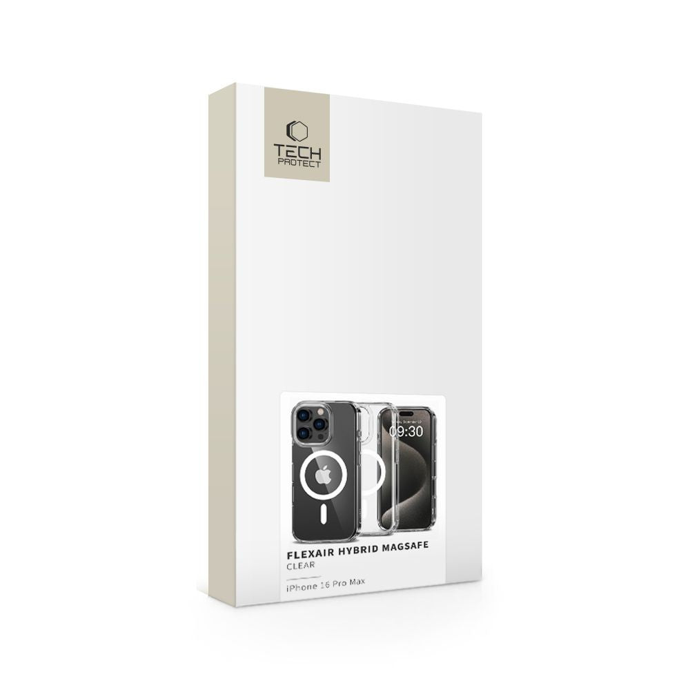 Θήκη FlexAir Hybrid MagSafe Tech-Protect για iPhone 16 Pro Max Διάφανη | www.lightgear.gr