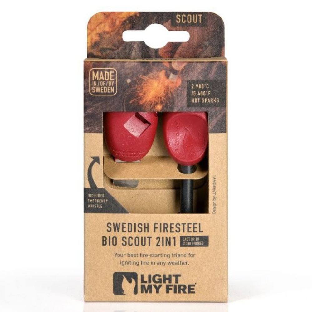 Σπινθηριστής Firesteel Bio Scout Κόκκινο | www.lightgear.gr