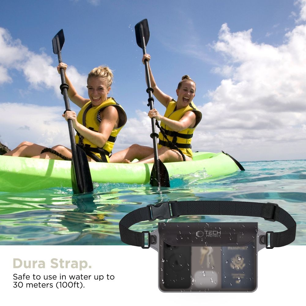 Waterproof Bag Tech-Protect UWP10 Μαύρο | www.lightgear.gr