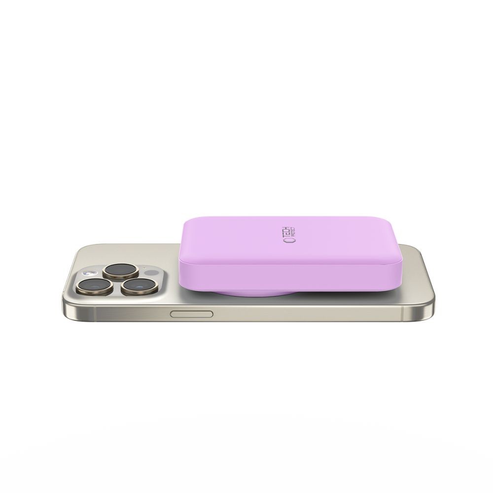Power Bank Tech-Protect LifeMag MagSafe PB11 10000mAh Ροζ | www.lightgear.gr