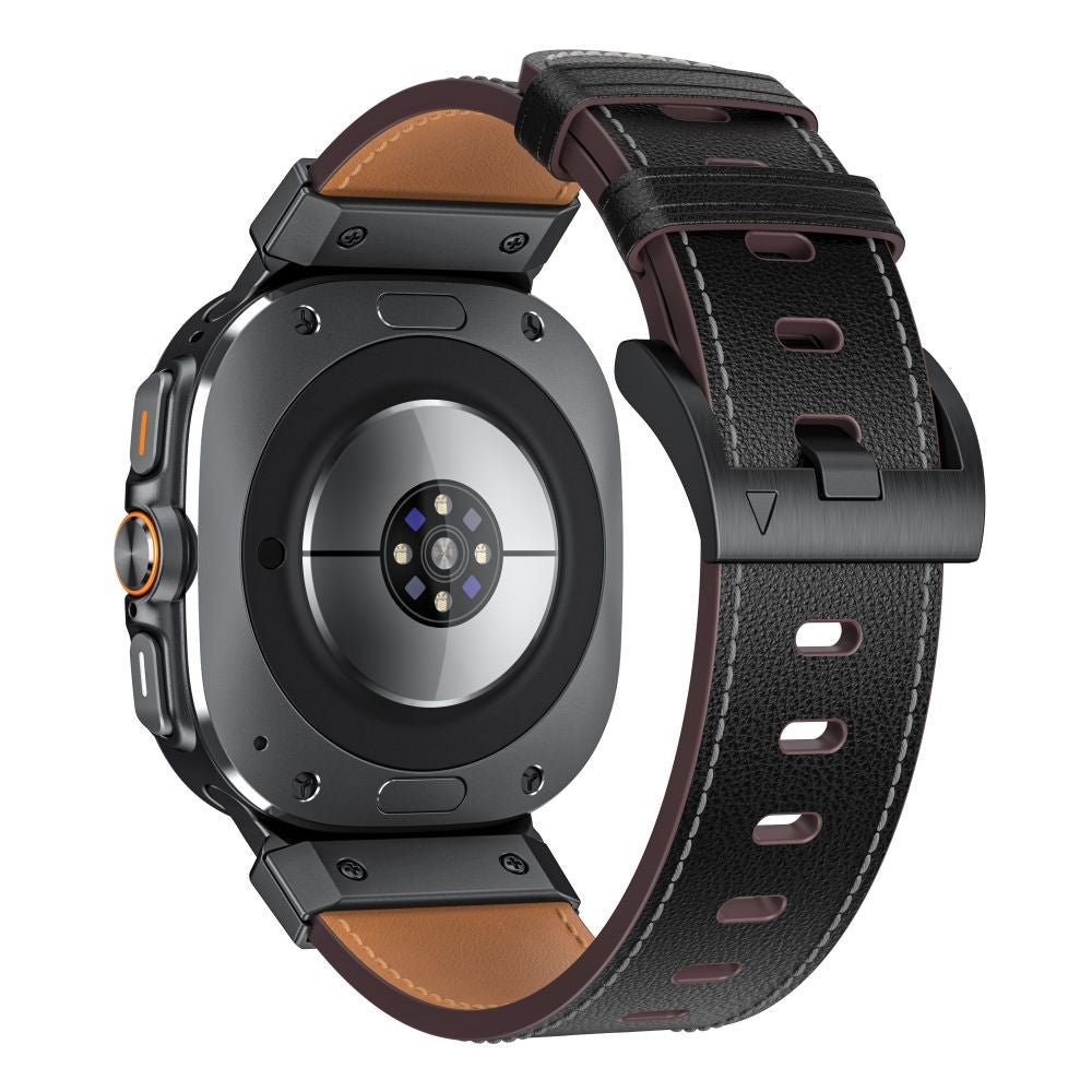 Delta Pro Leather Strap Tech-Protect για Samsung Galaxy Watch Ultra (47mm) Μαύρο | www.lightgear.gr