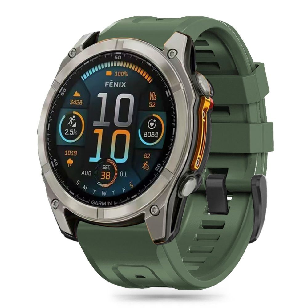 Silicone Strap Tech-Protect για Garmin Fenix 5S / 5S Plus / 6S / 6S Pro / 7S / 8 (43MM) Πράσινο | www.lightgear.gr
