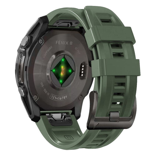 Silicone Strap Tech-Protect για Garmin Fenix 5S / 5S Plus / 6S / 6S Pro / 7S / 8 (43MM) Πράσινο | www.lightgear.gr