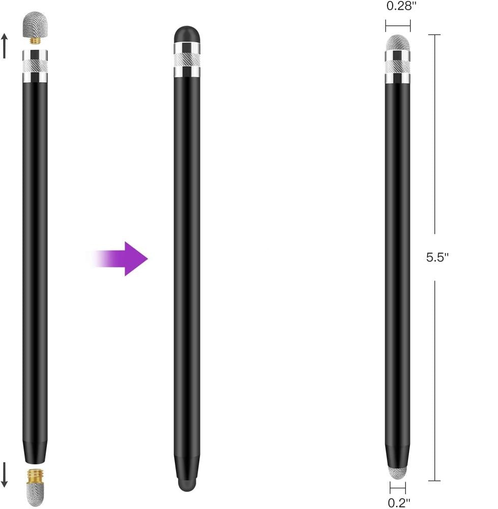 Touch Stylus Pen Tech-Protect USP100 4-TIP Passive Μωβ | www.lightgear.gr